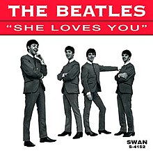 The Beatles She Loves You UK 英盤EP ジャケット無 The Beatles – She Loves You – Vinyl (7